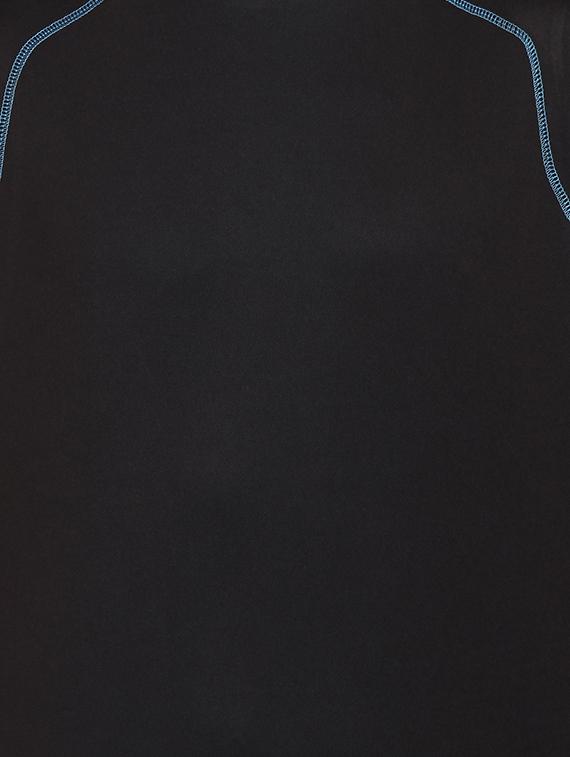black color block t-shirt - 16590777 - Zoom Image - 5