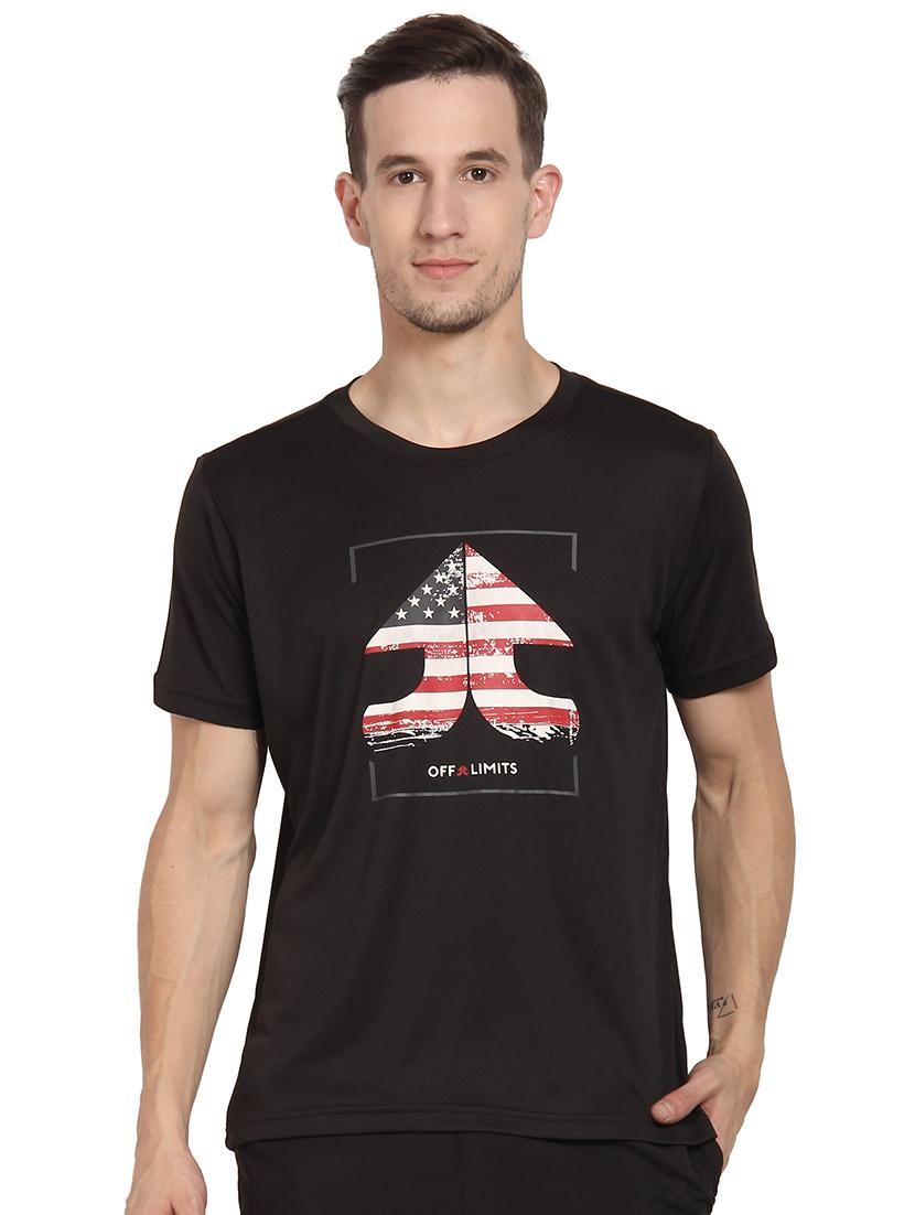 black printed t-shirt - 16590778 - Zoom Image - 1