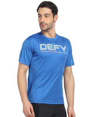 blue chest printed t-shirt - 16590782 - Standard Image - 2