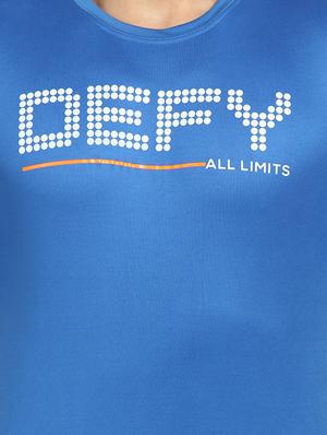 blue chest printed t-shirt - 16590782 - Standard Image - 5