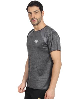 grey solid t-shirt - 16590788 - Standard Image - 2