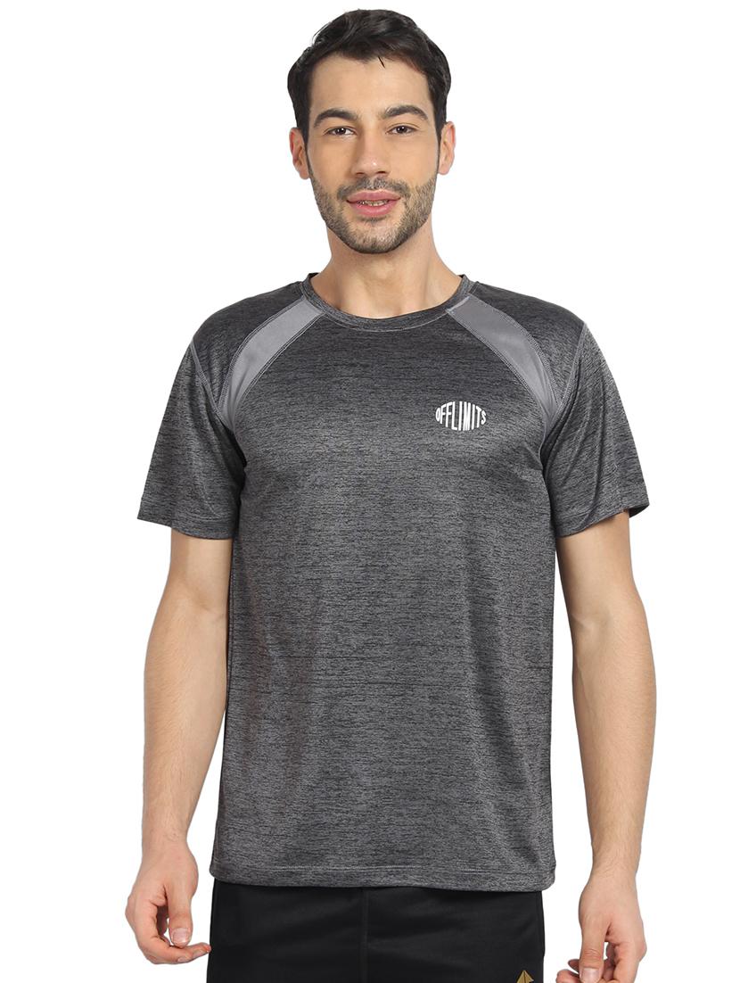 grey solid t-shirt - 16590788 - Zoom Image - 1