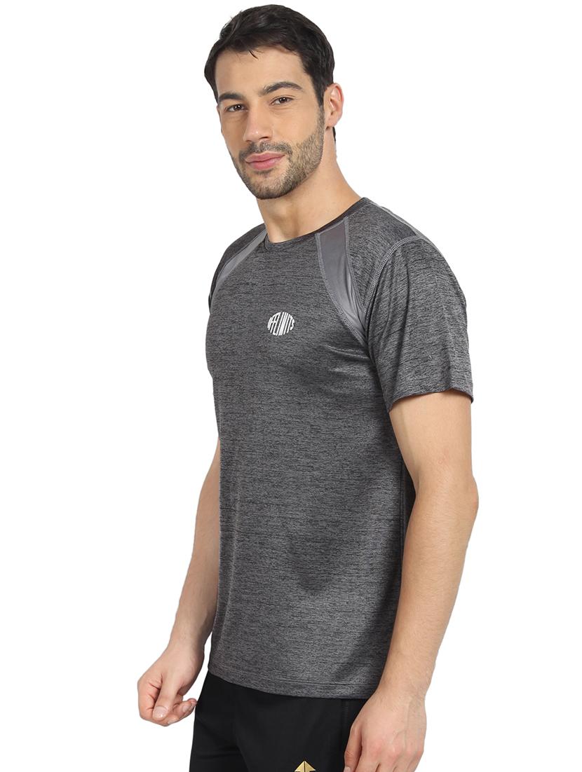grey solid t-shirt - 16590788 - Zoom Image - 2