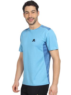 blue solid t-shirt - 16590789 - Standard Image - 2