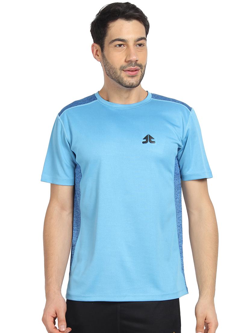 blue solid t-shirt - 16590789 - Zoom Image - 1