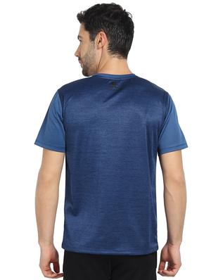blue solid t-shirt - 16590790 - Standard Image - 3
