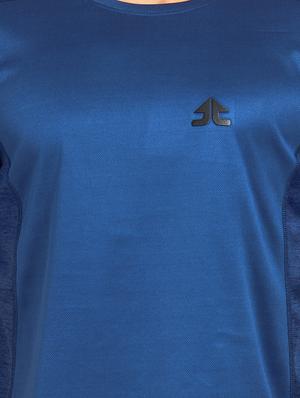 blue solid t-shirt - 16590790 - Standard Image - 5