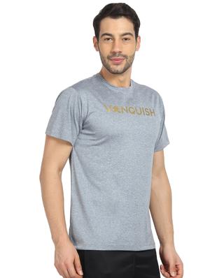 grey chest printed t-shirt - 16590797 - Standard Image - 2