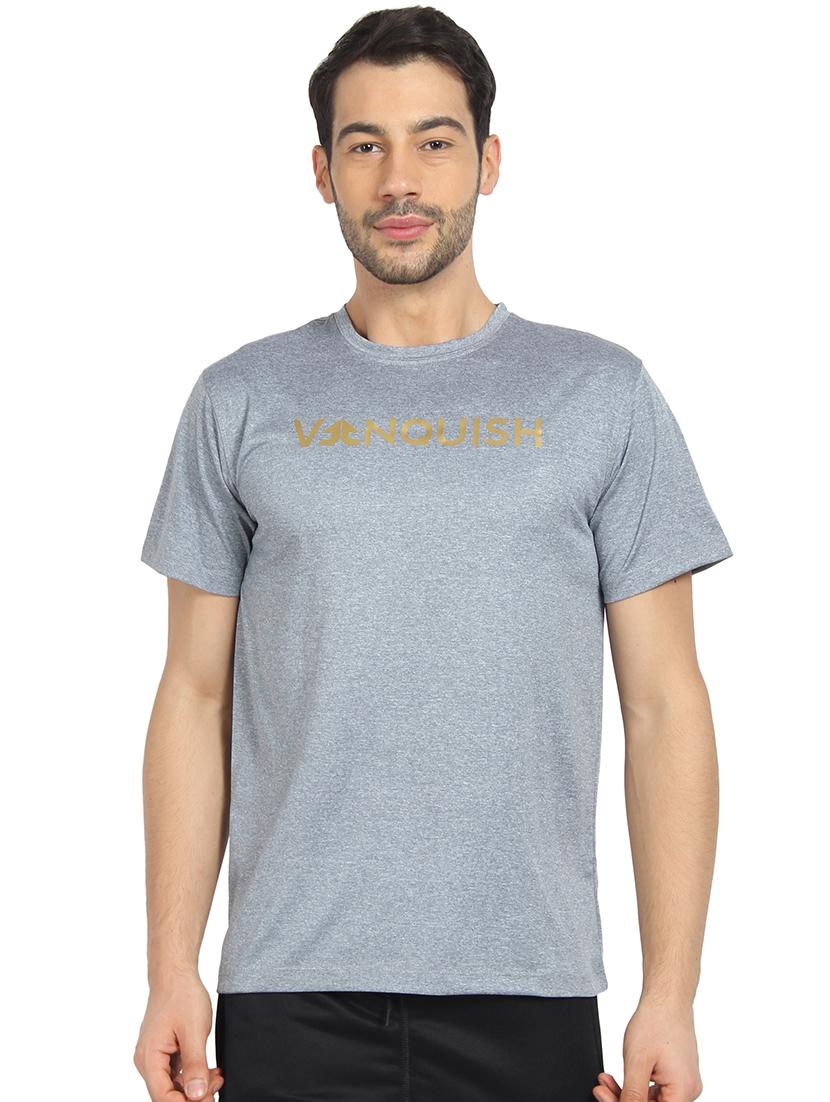 grey chest printed t-shirt - 16590797 - Zoom Image - 1