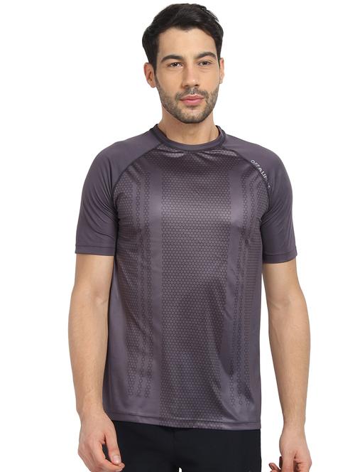 grey printed t-shirt - 16590804 - Standard Image - 1