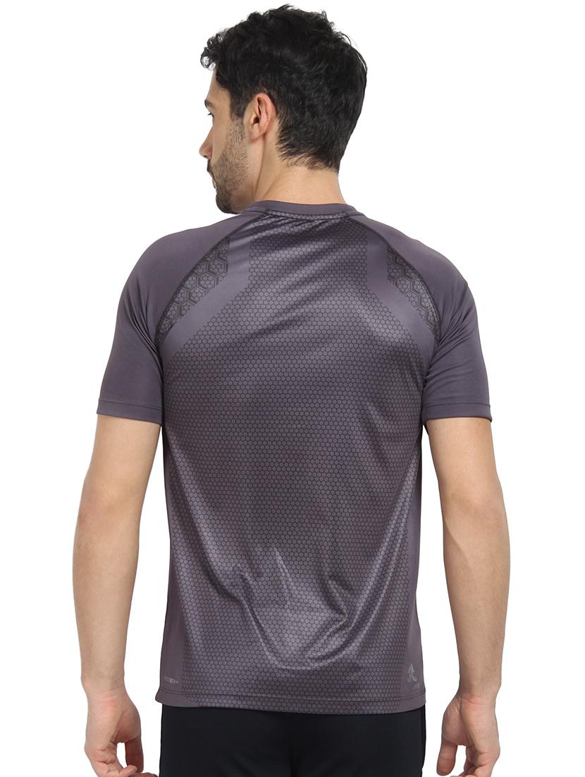 grey printed t-shirt - 16590804 - Zoom Image - 3