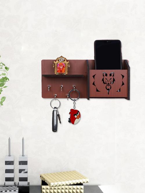 decorative wooden key holder - 16591077 - Standard Image - 1