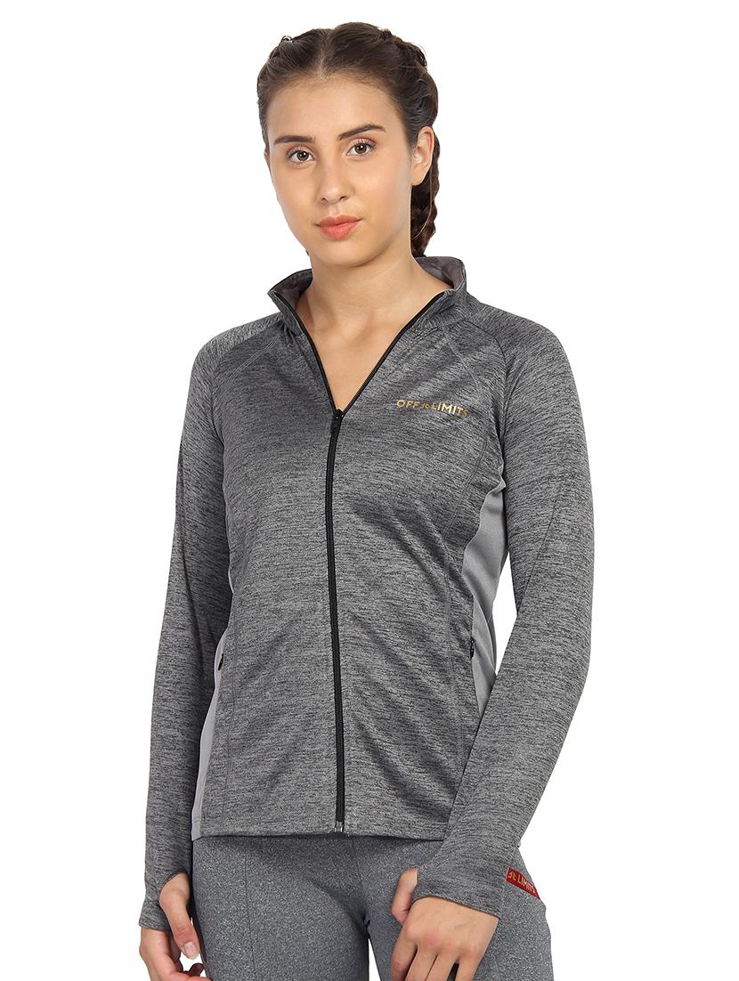 thumb hole sleeved pocket detail jacket - 16591213 - Zoom Image - 1