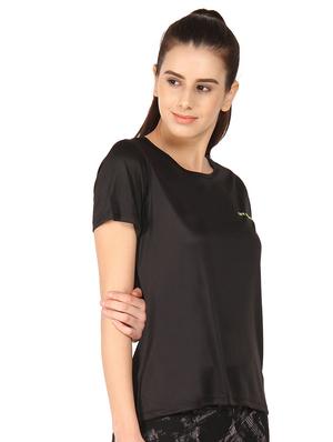 round neck solid tee - 16591221 - Standard Image - 2