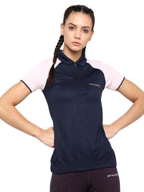 raglan sleeved color block tee - 16591230 - Standard Image - 1