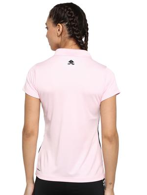 polo neck solid tee - 16591239 - Standard Image - 3