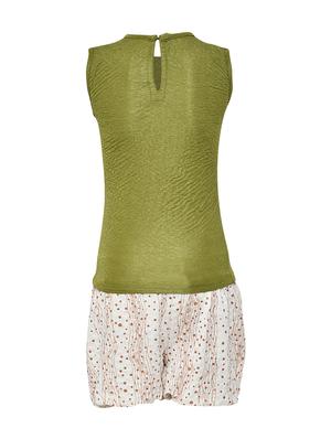 green nylon shorts set - 16591336 - Standard Image - 2