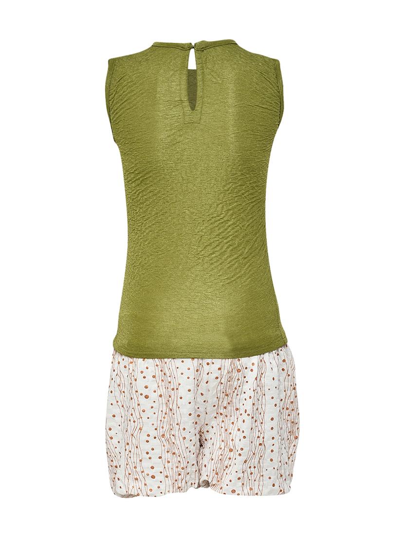 green nylon shorts set - 16591336 - Zoom Image - 2