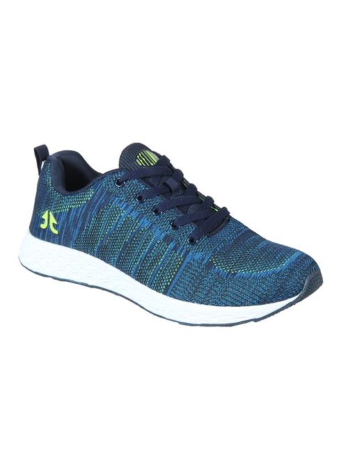 blue fabric lace up sport shoe - 16591595 - Standard Image - 1