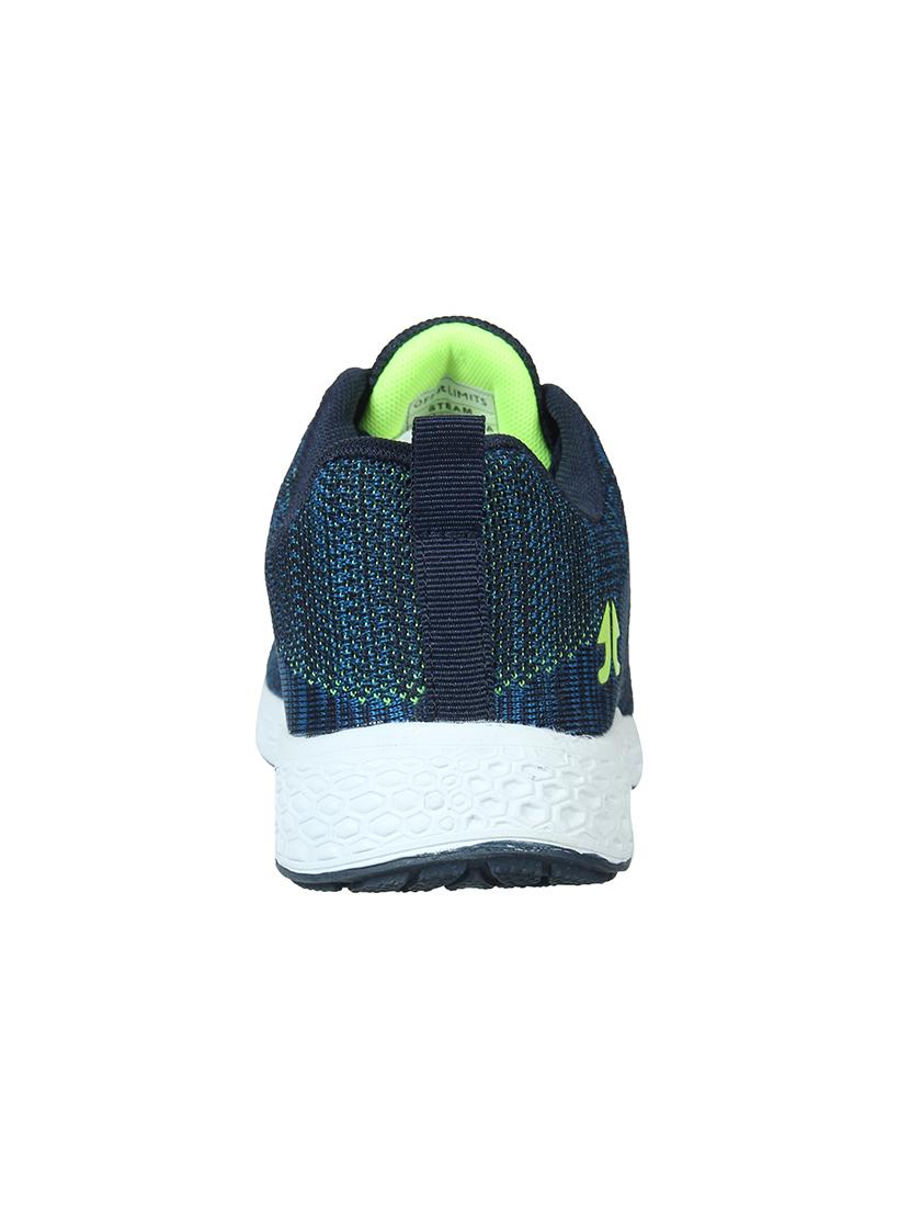 blue fabric lace up sport shoe - 16591595 - Zoom Image - 3