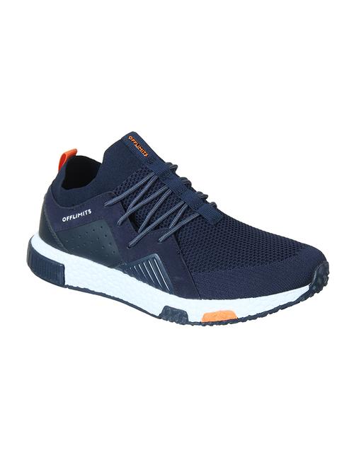 navy mesh sport shoe - 16591621 - Standard Image - 1