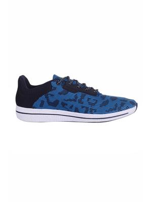 navy fabric lace up sport shoe - 16591622 - Standard Image - 2