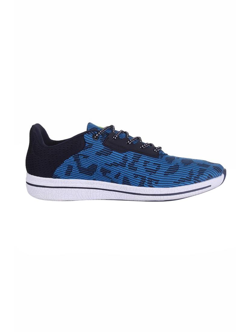 navy fabric lace up sport shoe - 16591622 - Zoom Image - 2