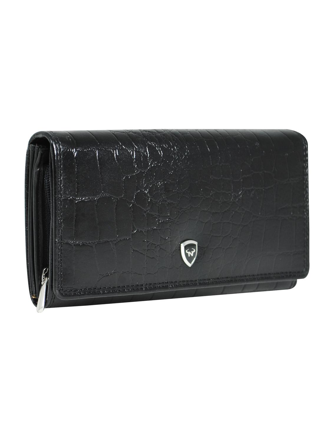 black leather wallet - 16592010 - Zoom Image - 4