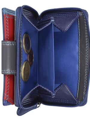 blue leather wallet - 16592016 - Standard Image - 3