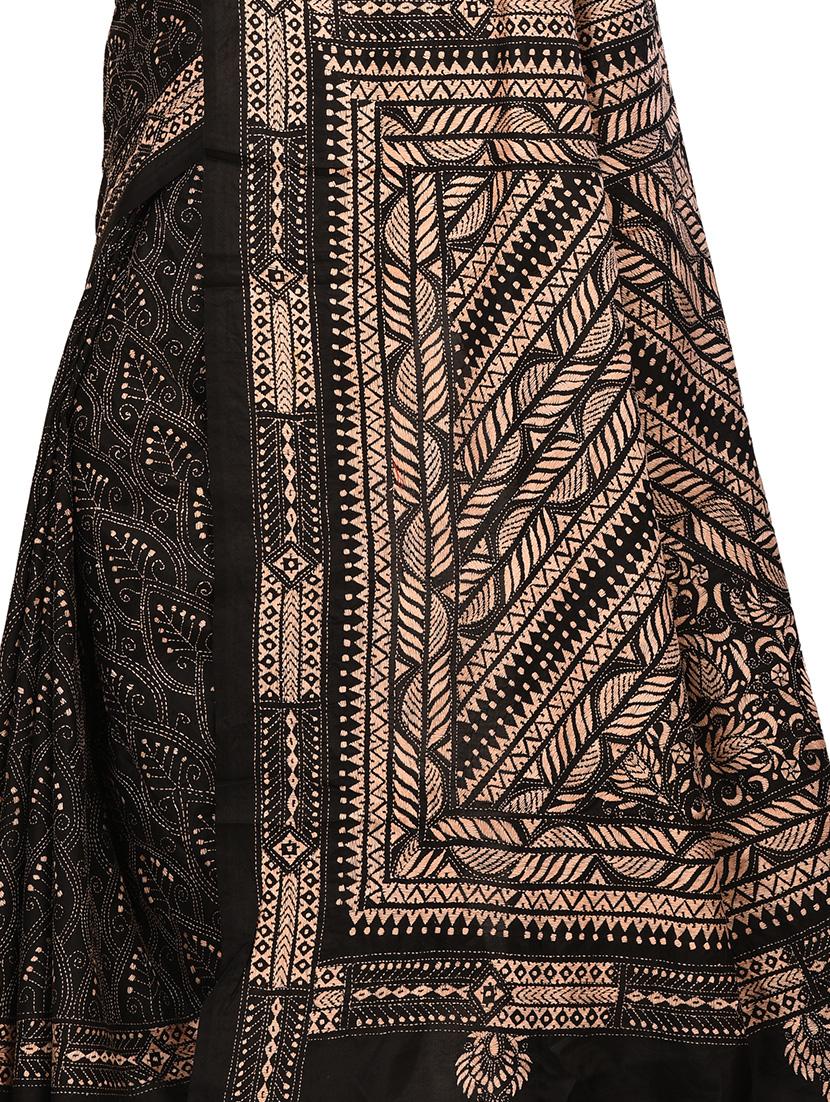 ethnic embroidered saree with blouse - 16592116 - Zoom Image - 3