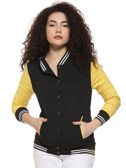 pocket detail color block windcheater jacket - 16592283 - Standard Image - 1
