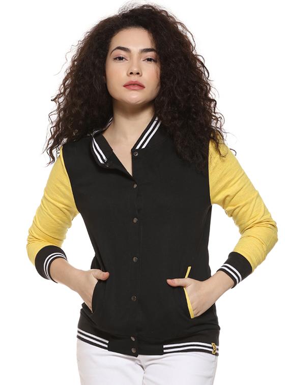 pocket detail color block windcheater jacket - 16592283 - Zoom Image - 1