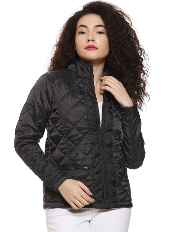 pocket detail bomber/biker jacket - 16592286 - Zoom Image - 1