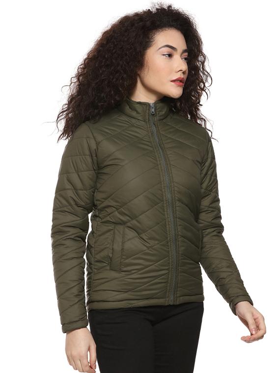 pocket detail bomber/biker jacket - 16592288 - Zoom Image - 2