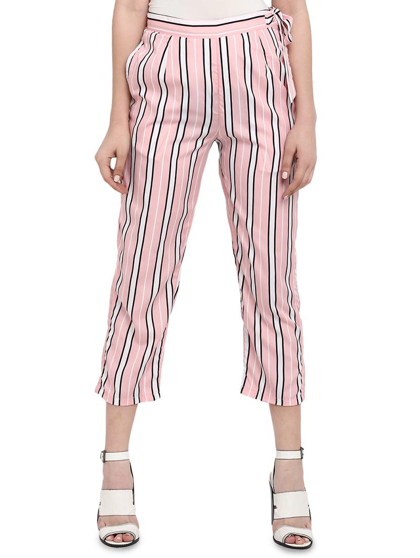 tie knot striped trousers - 16592336 - Zoom Image - 1