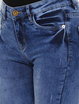high rise distressed jean - 16592339 - Standard Image - 6