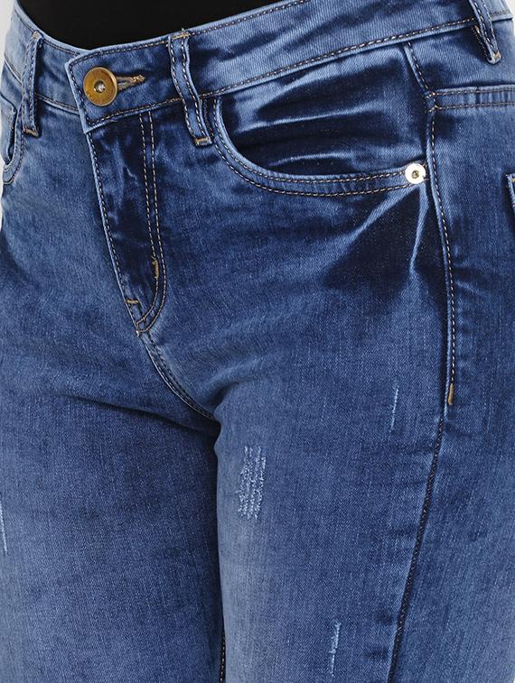 high rise distressed jean - 16592339 - Zoom Image - 6