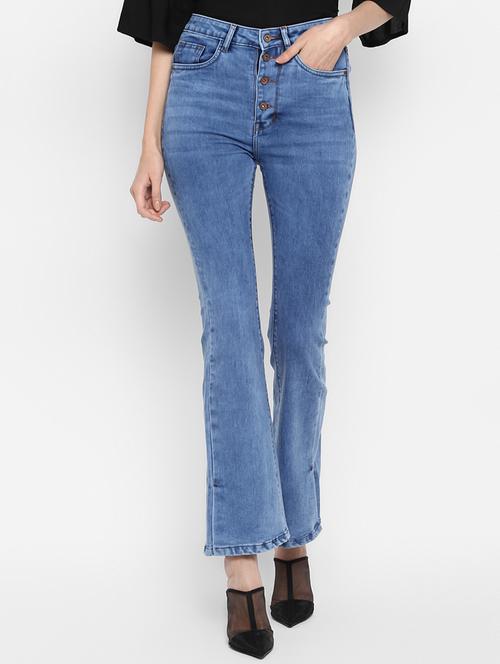 high rise flared jean - 16592343 - Standard Image - 1