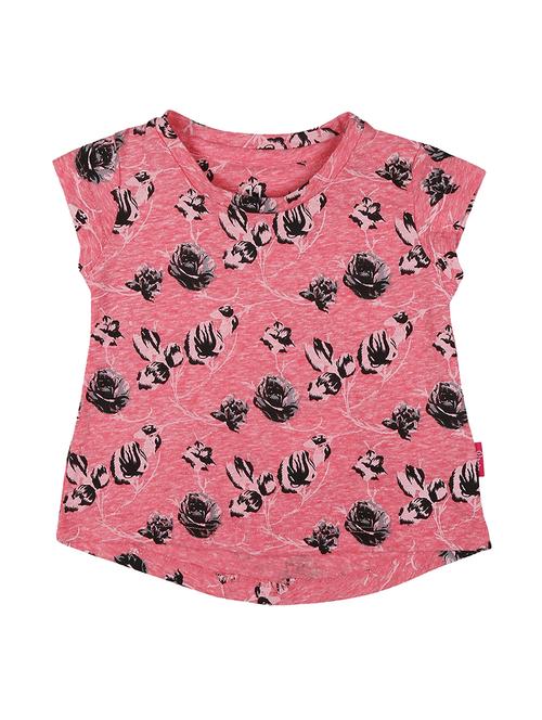 cap sleeved floral top - 16593028 - Standard Image - 1