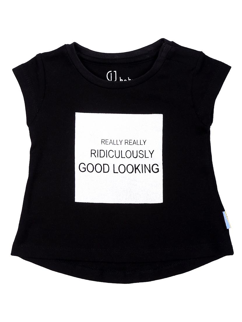 cap sleeved graphic print top - 16593034 - Zoom Image - 1