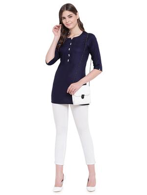 solid straight kurti - 16593159 - Standard Image - 4