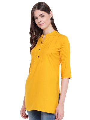 solid straight kurti - 16593161 - Standard Image - 2