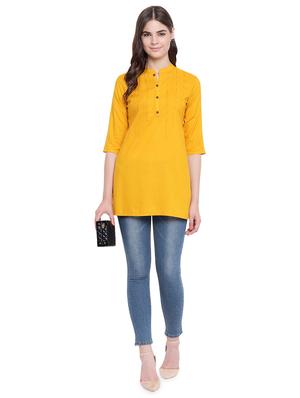 solid straight kurti - 16593161 - Standard Image - 4