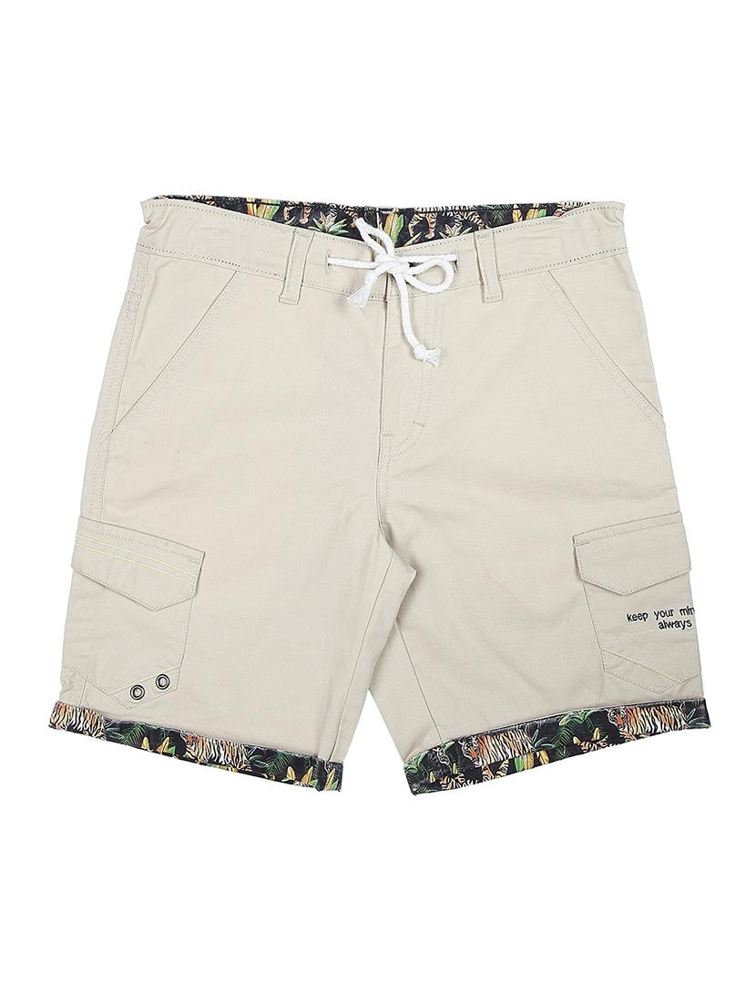 turn up hem three fourth shorts - 16593429 - Zoom Image - 1