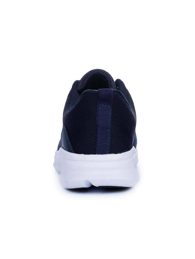 navy blue fabric lace up sport shoes - 16595244 - Zoom Image - 3