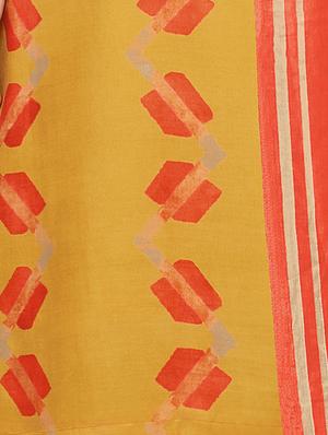 printed unstitched suit - 16595961 - Standard Image - 3