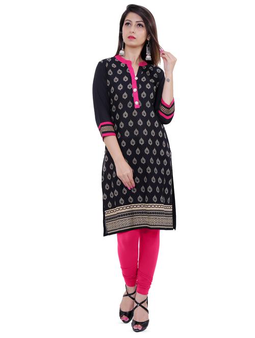 printed straight kurta - 16596558 - Standard Image - 1