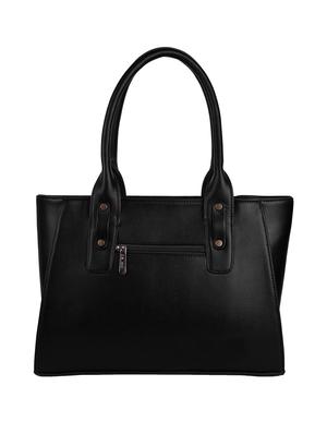 black leatherette (pu) regular handbag - 16596616 - Standard Image - 2