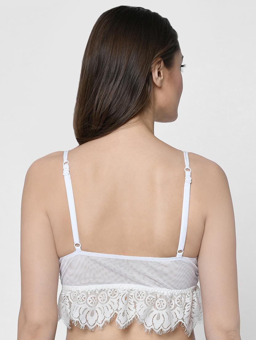 eyelash floral laced bralette - 16596623 - Zoom Image - 2