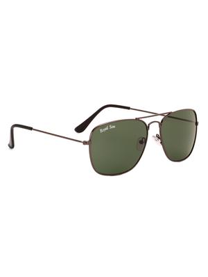 royal son uv protection retro square carven sunglasses for women (green lens) - 16596781 - Standard Image - 2